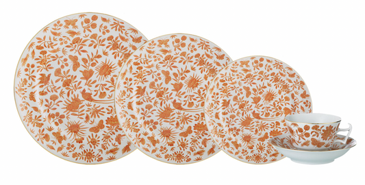 Mottahedeh Sacred Bird + Butterfly Place Setting | 5pc