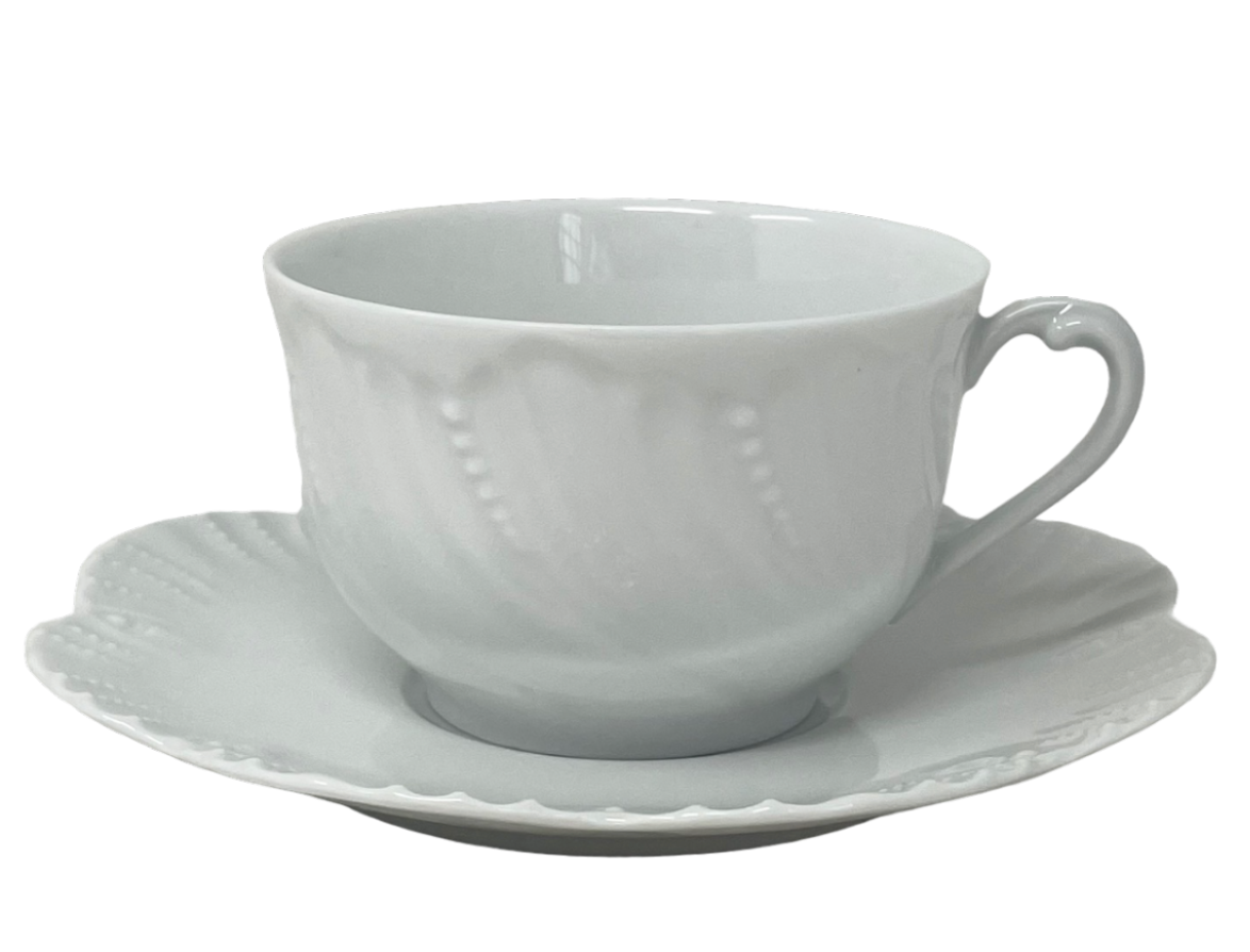 Royal Limoges Ocean White Breakfast Saucer | 6.5in