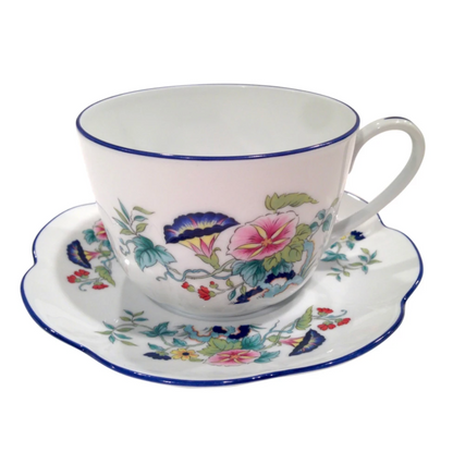 Royal Limoges Paradis Bleu Breakfast Saucer | 6.5in