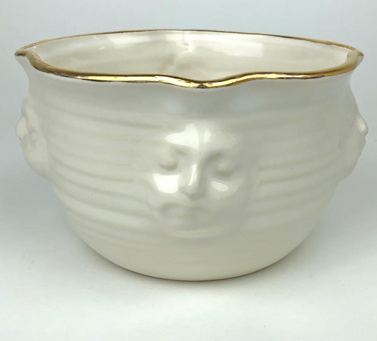Viso Small Face Bowl | White 6.5in x 3.75in