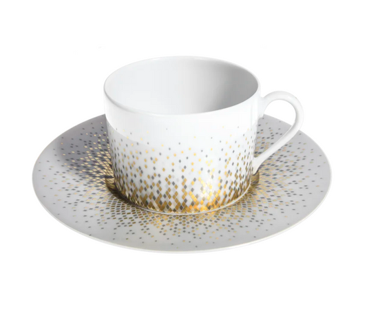 Haviland Souffle d'Or Teacup + Saucer