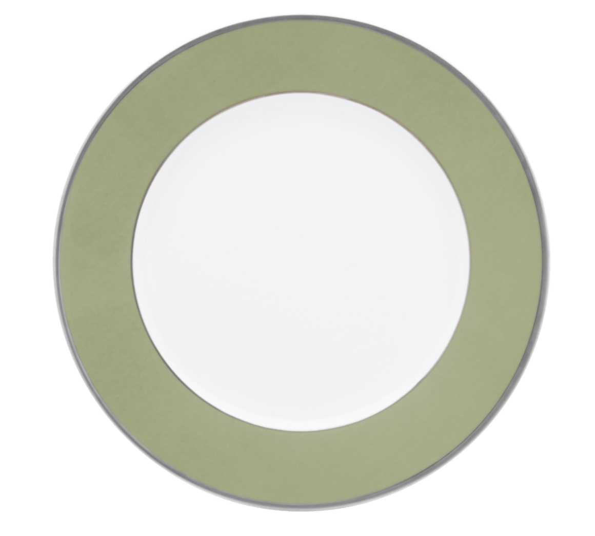Haviland Les Presentations Light Green Gold Underplate | 12.25in
