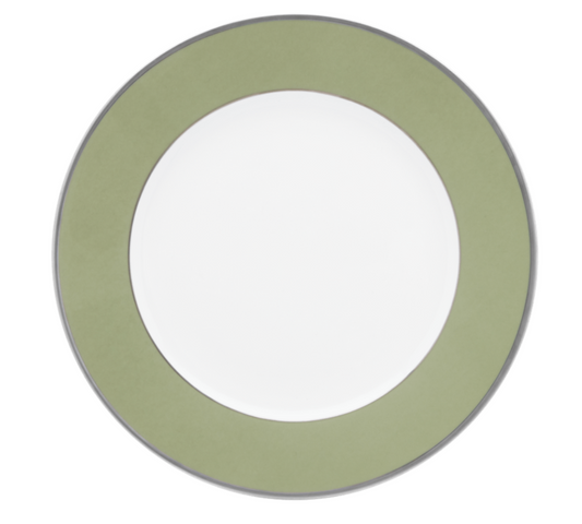 Haviland Les Presentations Light Green Gold Underplate | 12.25in