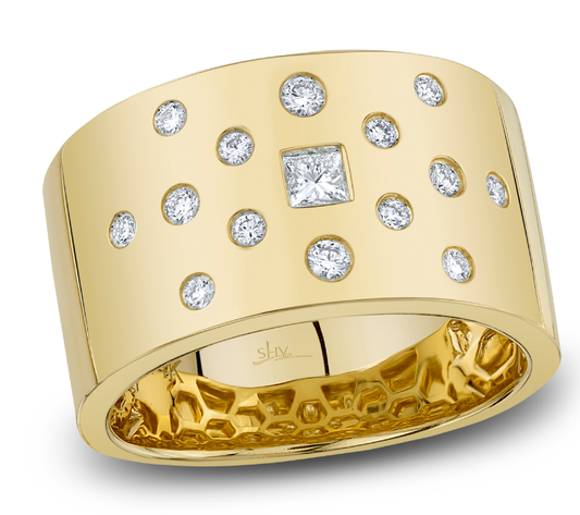 Diamond Princess Ring | .31c 14k YG