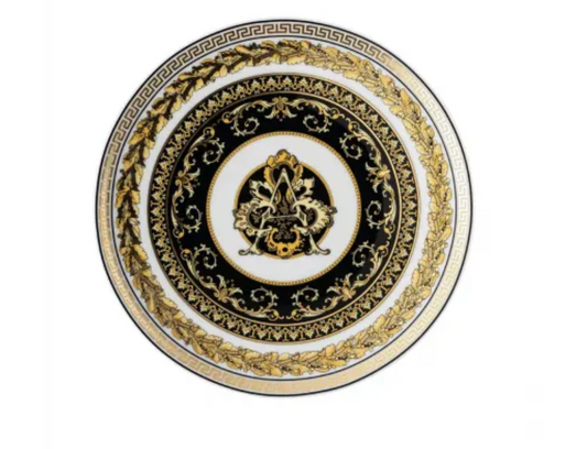 Versace Virtus Alphabet Bread + Butter Plate | 6.7in A