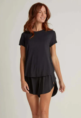 Tulip Tee | Black Extra Large