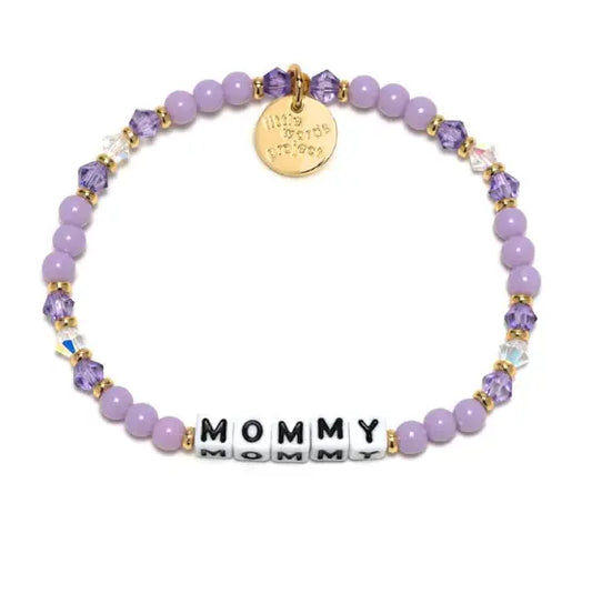 Mommy Lavender Garden Stretch Bracelet