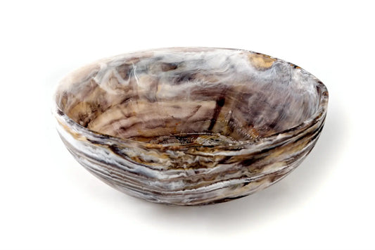 Wave Bowl Large | Mocha Swirl