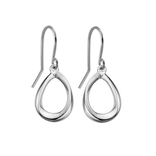 Twist Teardrop Dangle Earring