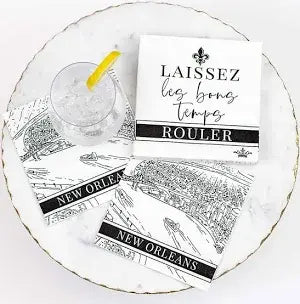 New Orleans Cocktail Napkins | 5in