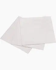 Deluxe Linen Feel Cocktail Napkins | 25ct Alpine White