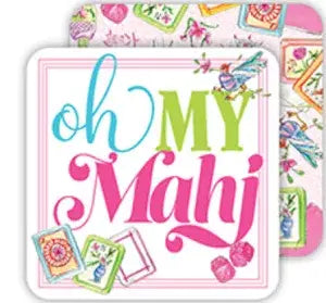 Square Coasters Oh My Mahj | Set of 20