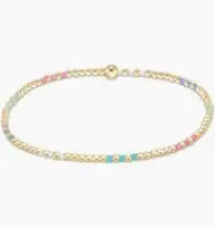 eNewton Hope Joy 2mm Bead Bracelet | Hot Mess Spring