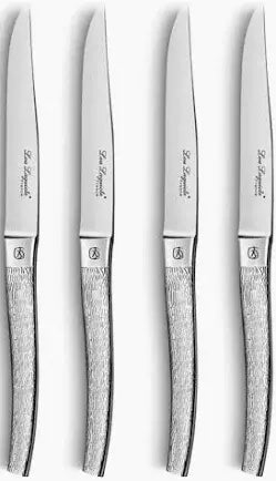 Couzon Ecorce Stainless Steak Knives | Bark Effect 4pc