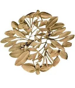 Herb Trivet | Gold Pewter