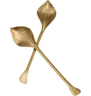 Hosta Spoons | S2 Gold Pewter