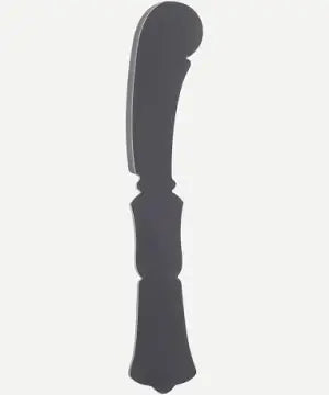 Sabre Paris Honorine Acrylic Spreader Knife | 6in Dark Grey