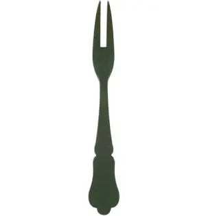 Sabre Paris Honorine Acrylic Cocktail Fork | 4.75in Dark Green