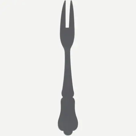 Sabre Paris Honorine Acrylic Cocktail Fork | 4.75in Dark Grey