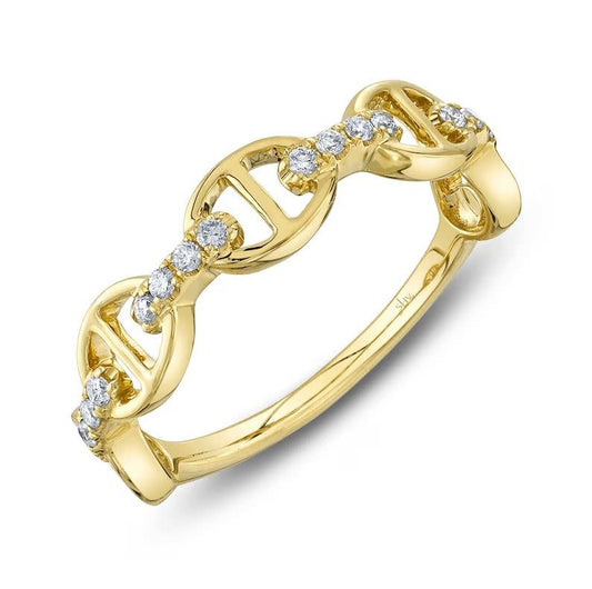 Diamond Link Ring