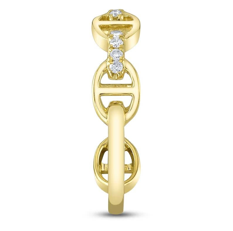 Diamond Link Ring