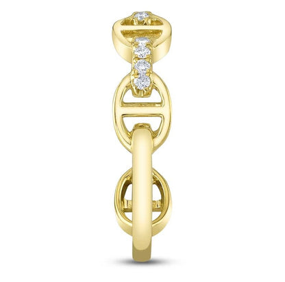 Diamond Link Ring