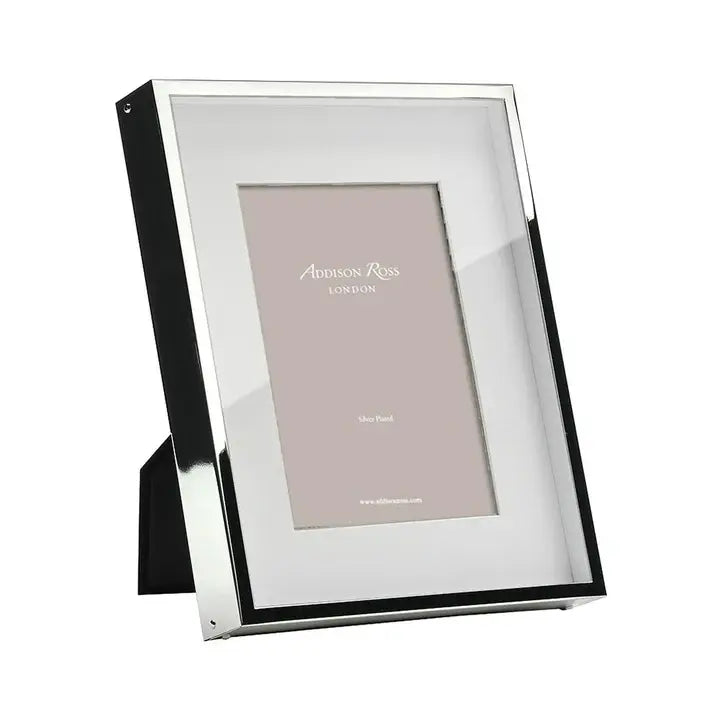 Silver Plated Shadow Box Picture Frame | 4x6in