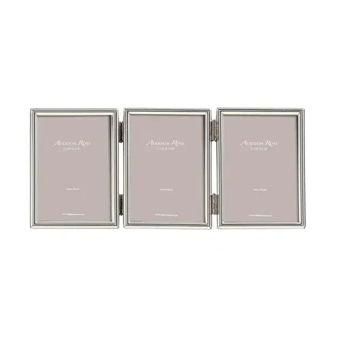 Silver Plated Triple Picture Frame | 4X6in