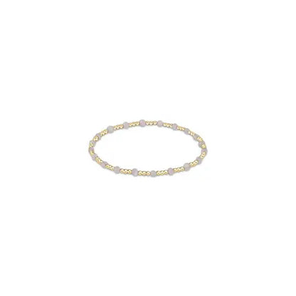 eNewton Extends Gemstone Sincerity 3mm Bead Bracelet | Moonstone