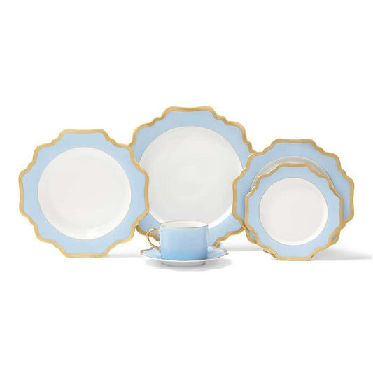 Anna Weatherley Anna's Palette Sky Blue Salad Plate | 8.25in