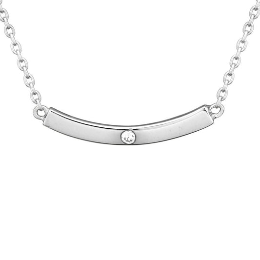 Bar Necklace Diamond 16-18"