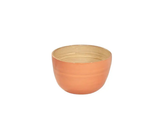 Bamboo Classic Rice Bowl | 4.7 x 3.2in Apricot