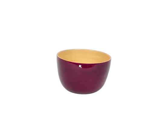 Bamboo Classic Rice Bowl | 4.7 x 3.2in Blackberry