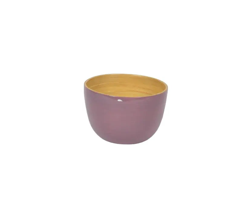 Bamboo Classic Rice Bowl | 4.7 x 3.2in Mauve