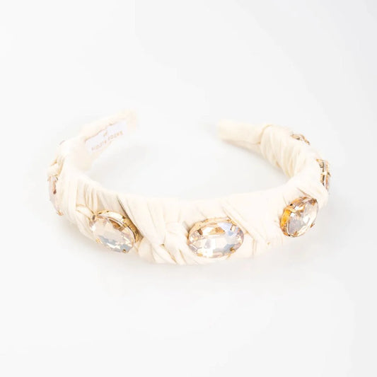 Crystal Knotted Crown | Ivory