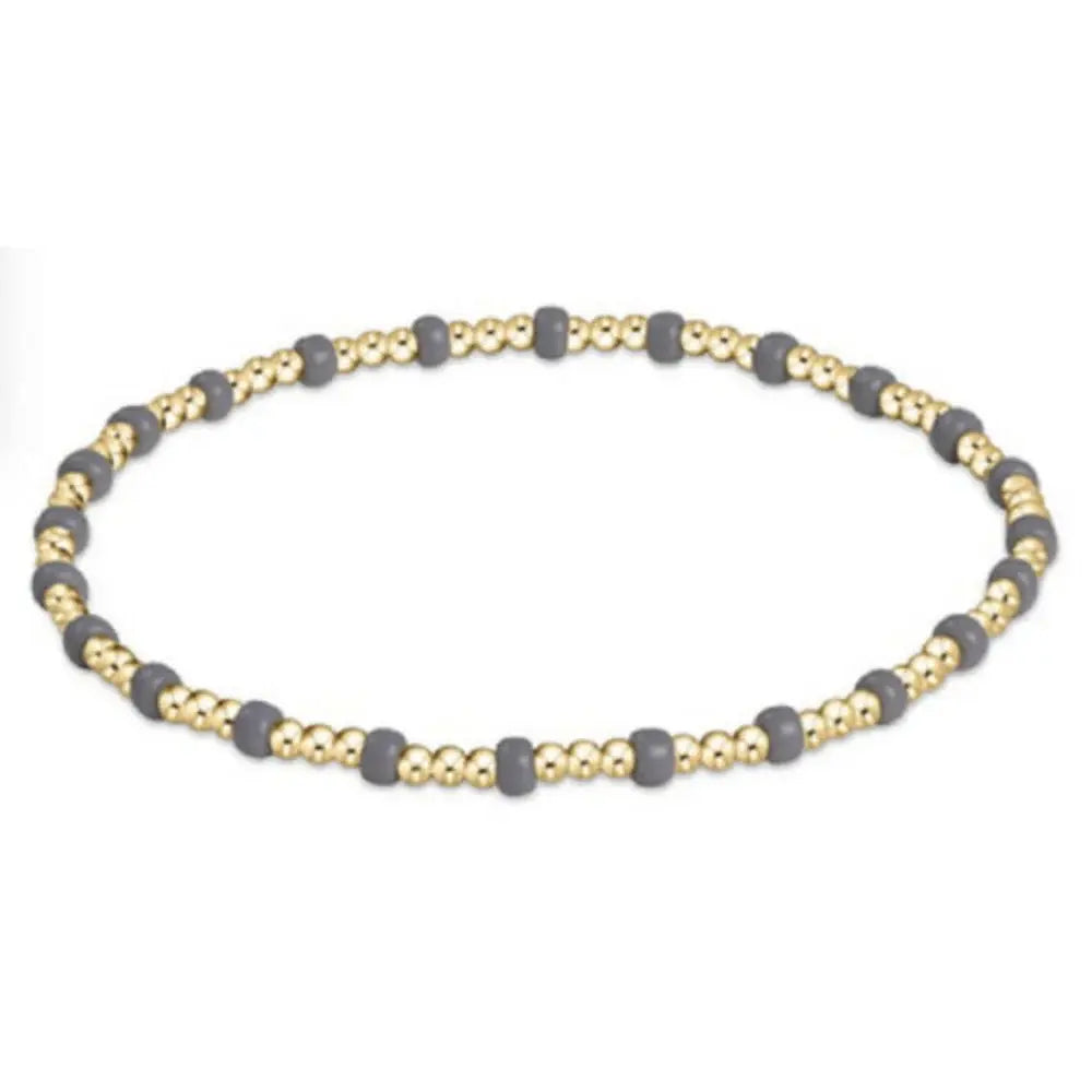 Hope Gold Sincerity Bracelet | Grey