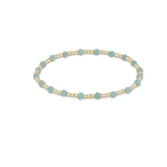 eNewton Extends Gemstone Sincerity 3mm Bead Bracelet | Amazonite