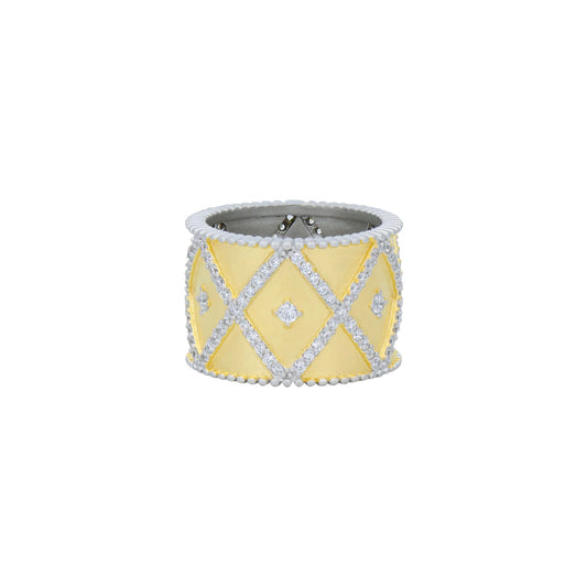 Signature Geo Stripe Cigar Band Ring