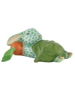 Herend Slumber Bunny | 3in Key Lime