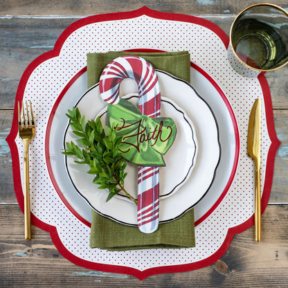Candy Cane Table Accent