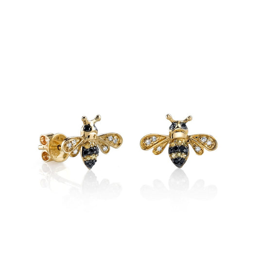 Mini Bee Studs Full Pair