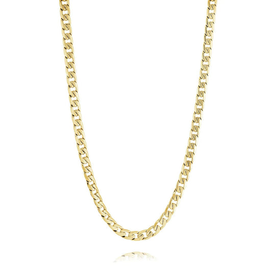Gold 5mm Wheat Chain 24"