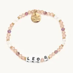 Leo Zodiac Beaded Stretch Bracelet