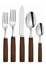 Broggi Dakar Stainless Flatware |  Brown 5pc