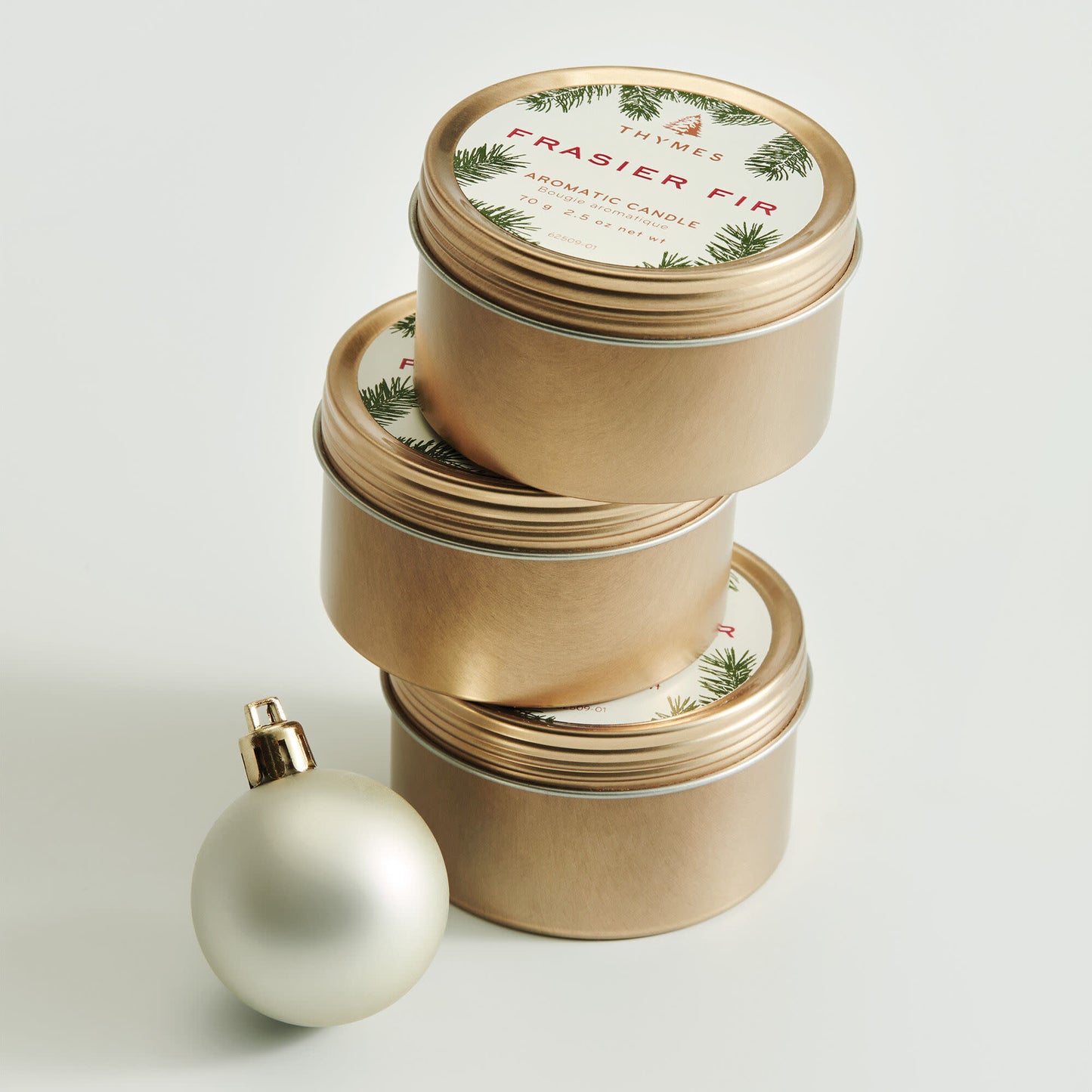 Frasier Fir Pine Needle Travel Tin Candle | 2.5oz