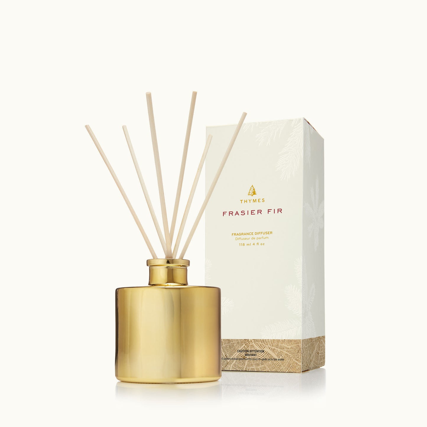Frasier Fir Reed Diffuser | Gilded Gold Petite