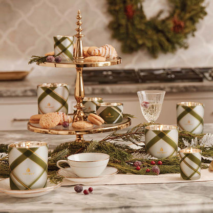 Frasier Fir Poured Candle | Frosted Plaid 10oz