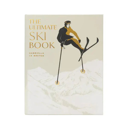 The Ultimate Ski Hand Bound Book | Ivory Bonded Leather