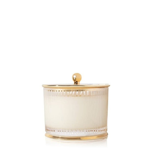 Frasier Fir Poured Candle | T - Gilded Gold Frosted Wood Grain 11oz
