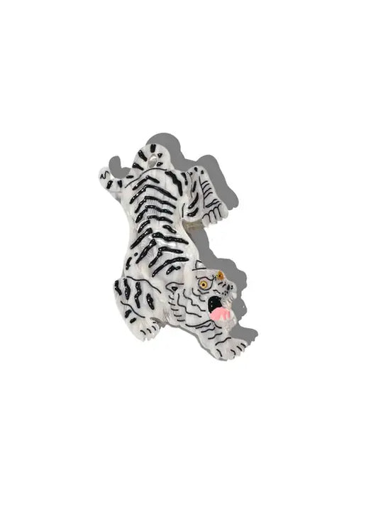 Hand Painted Claw Clip | Tiger